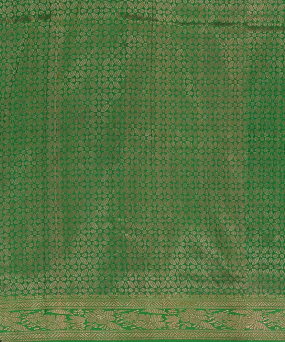Purple green handloom banarasi silk saree