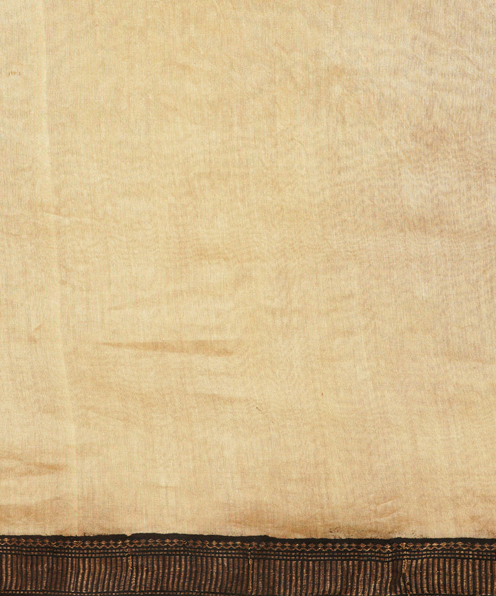 Multicolor cotton silk hand block dabu print sari