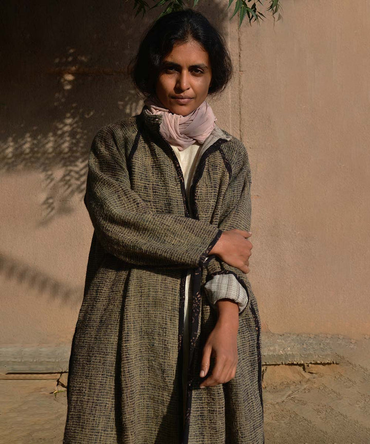 Grey-stripes-handwoven-woolen-jacket