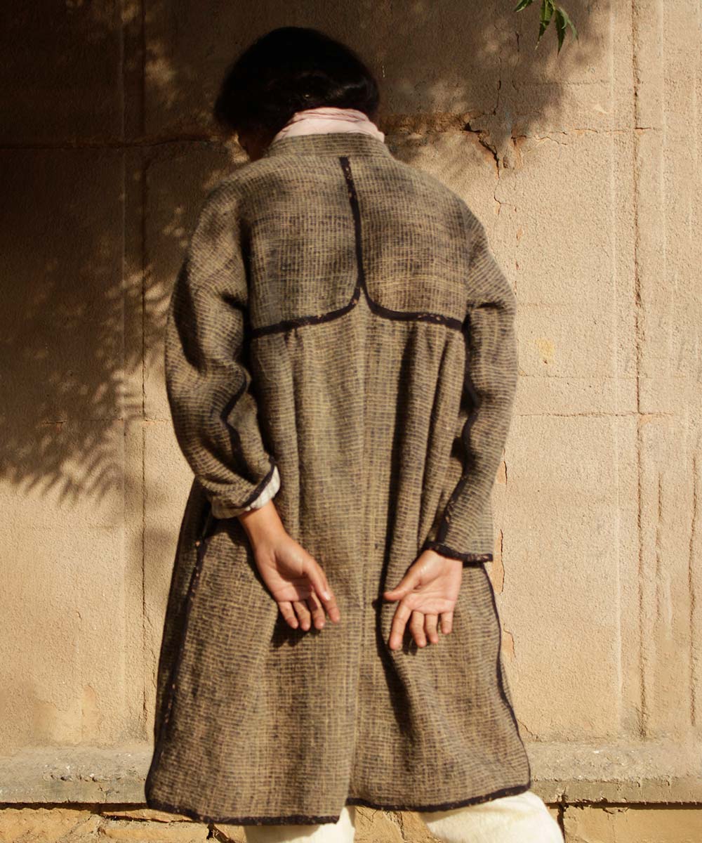 Grey-stripes-handwoven-woolen-jacket