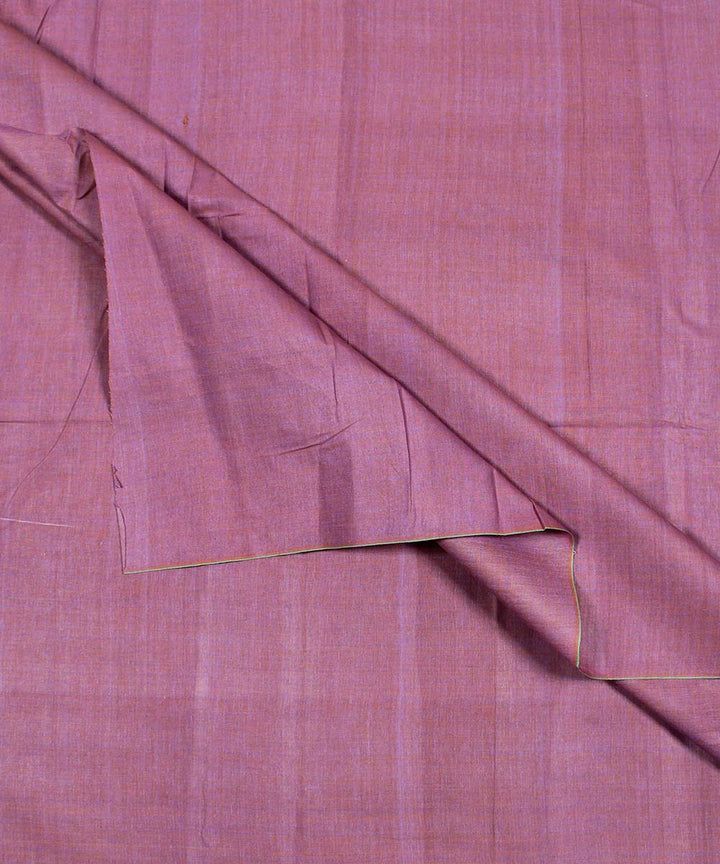 Pink lavender handspun handwoven cotton fabric