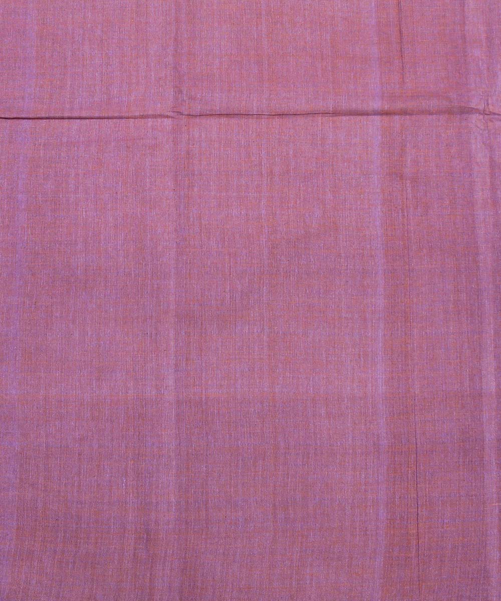 Pink lavender handspun handwoven cotton fabric