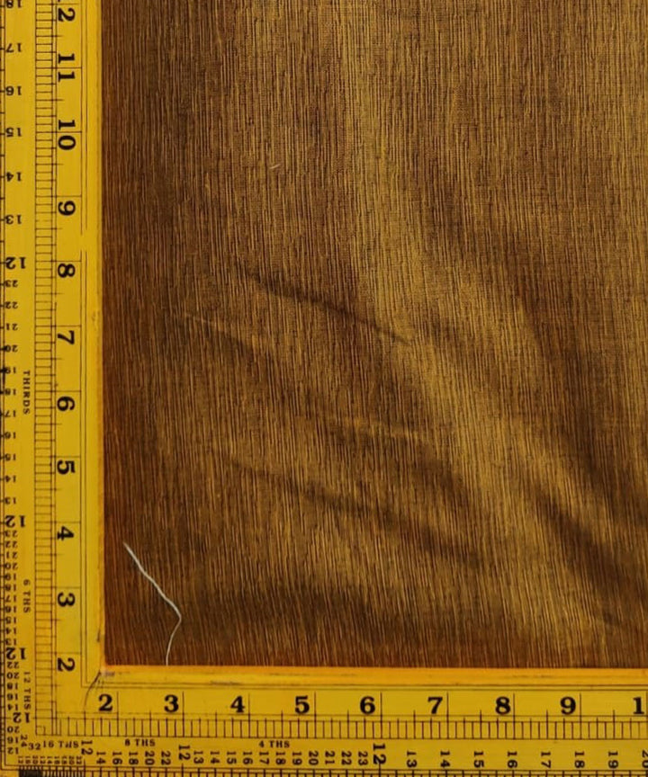 Golden handspun handwoven cotton fabric