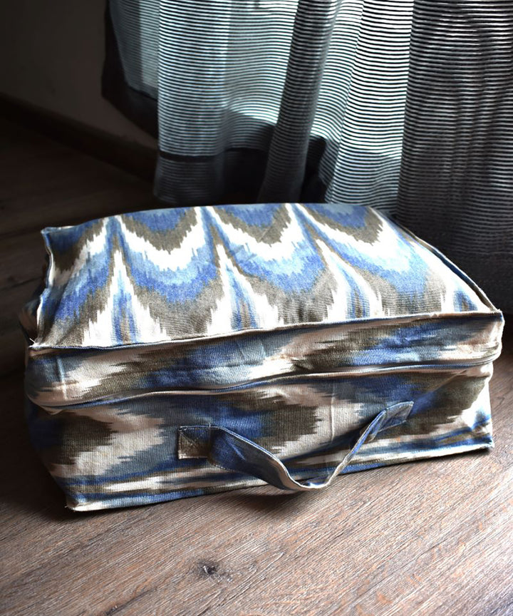 Multicolor handcrafted cotton saree storage bag