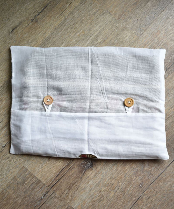 Multicolor handcrafted cotton saree storage bag