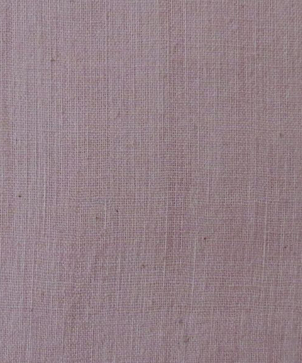 Pale pink cotton handspun handwoven fabric