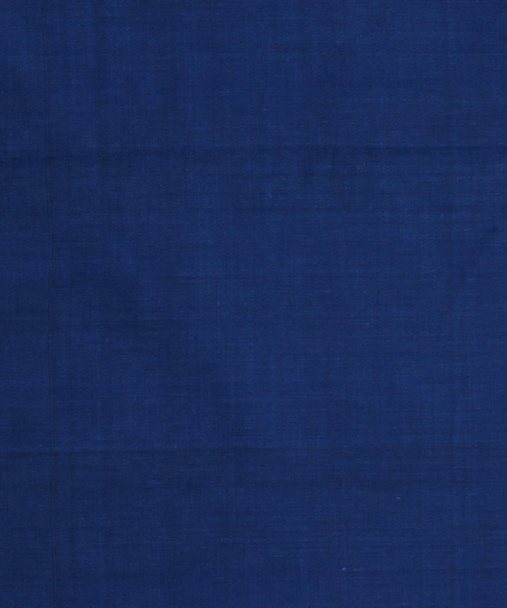 1m Dark Blue Mangalagiri Handloom Cotton Fabric