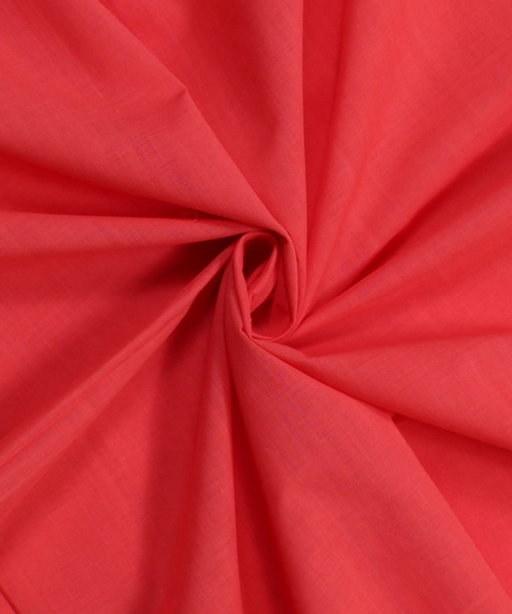 0.5m pink mangalagiri handwoven cotton fabric