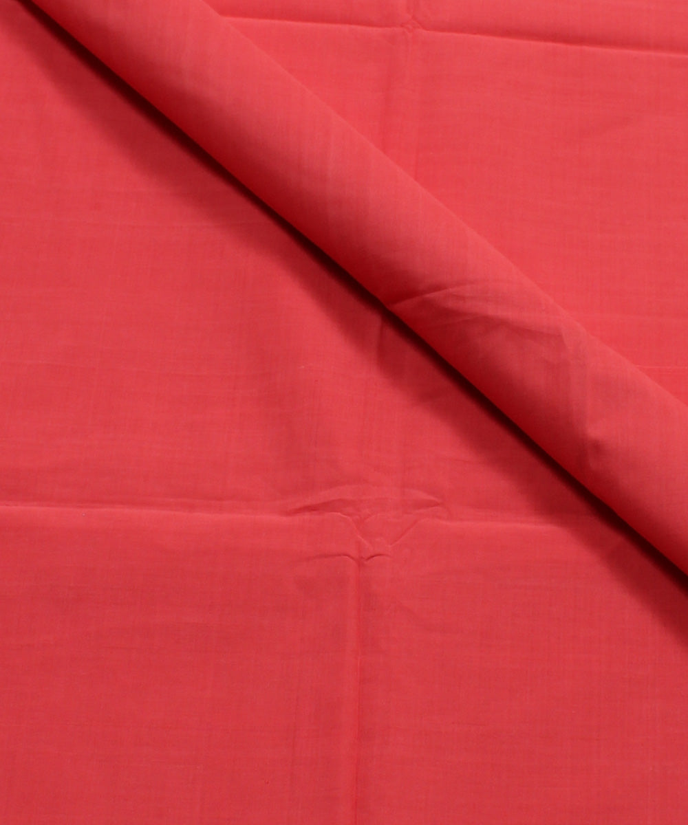 0.5m pink mangalagiri handwoven cotton fabric