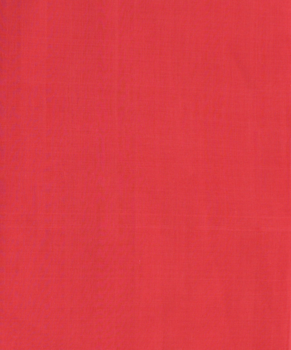 0.74m Light Pink Mangalagiri Handloom Cotton Fabric