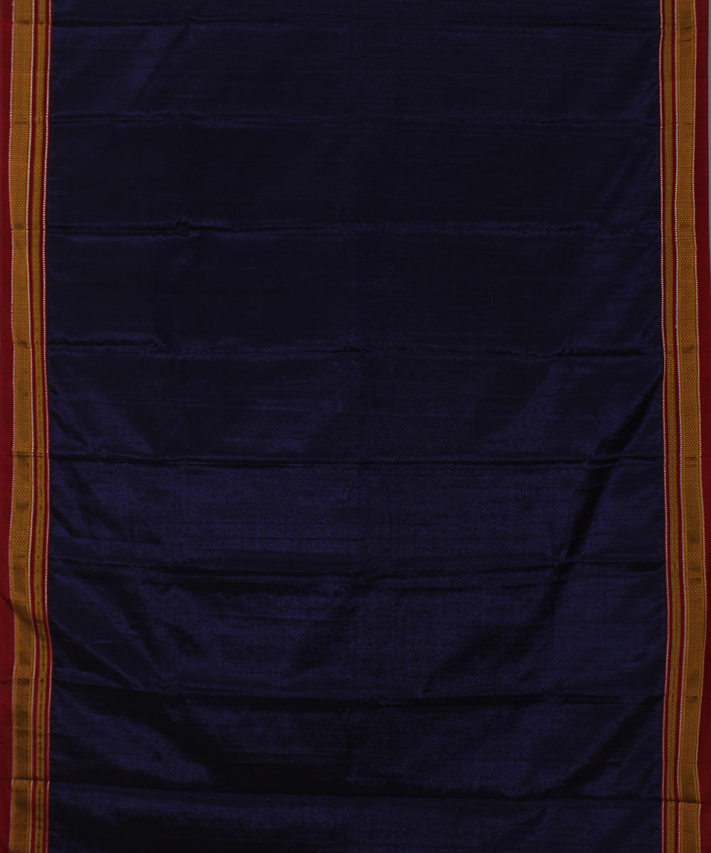Purple red art silk handwoven chikki paras ilkal saree