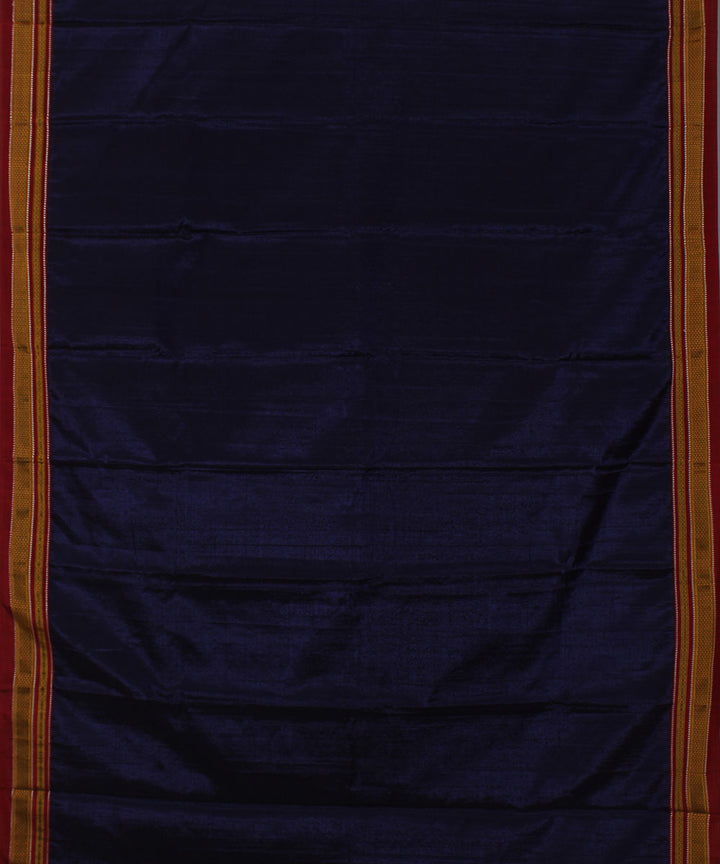 Purple red art silk handwoven chikki paras ilkal saree