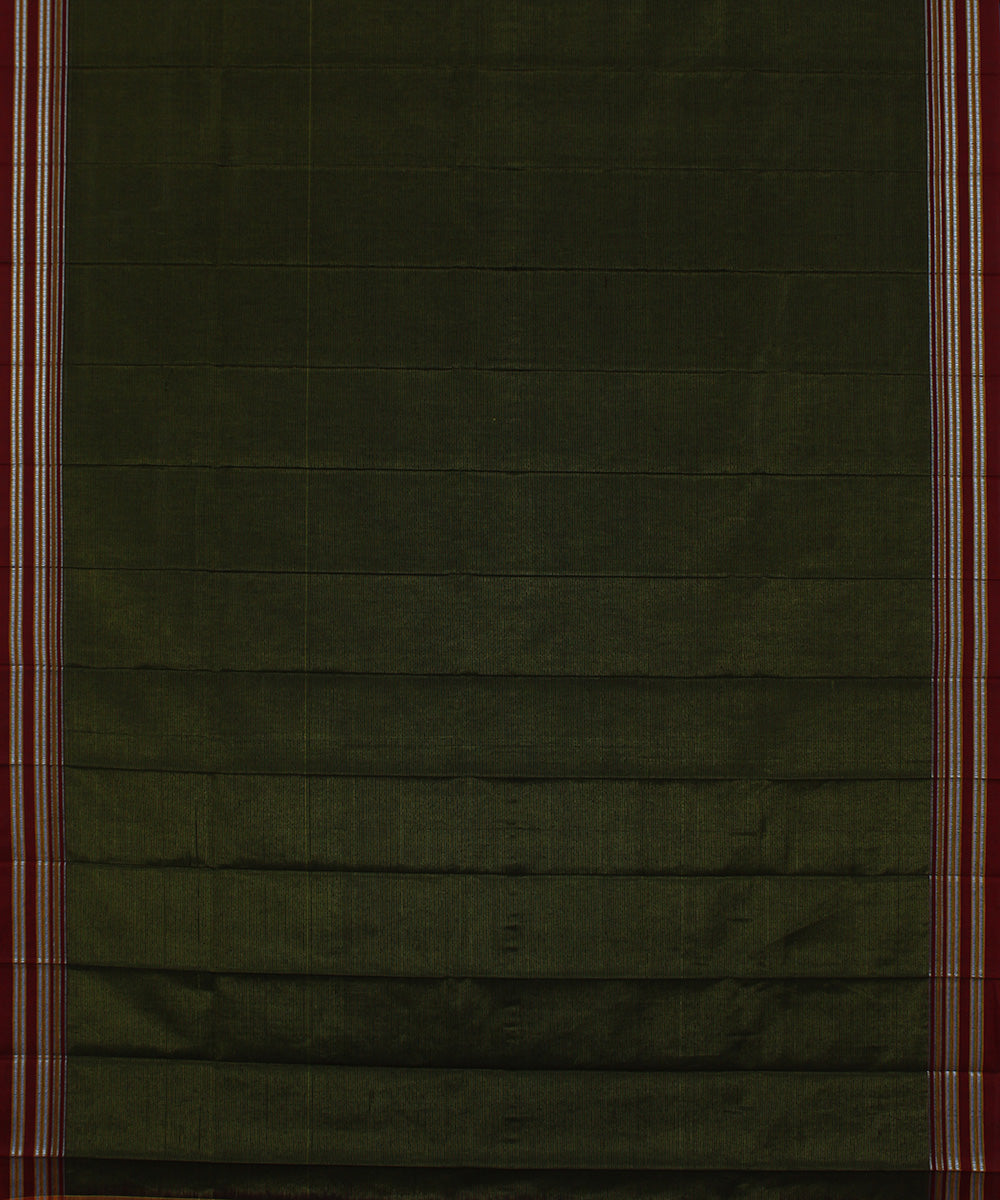 Lime green stripes art silk and cotton handwoven gayathri ilkal saree