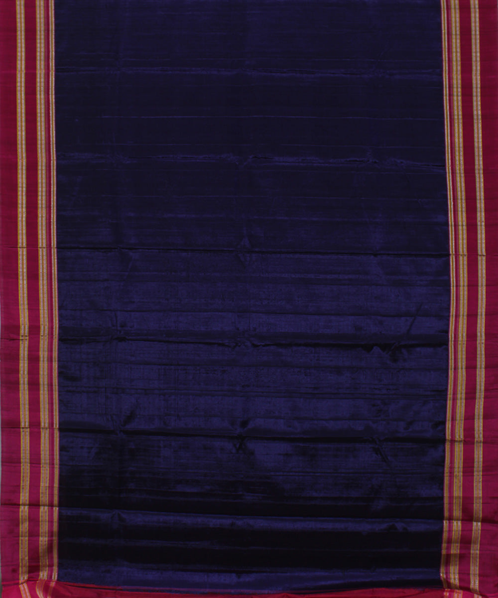 Purple pink art silk handwoven gayathri ilkal saree