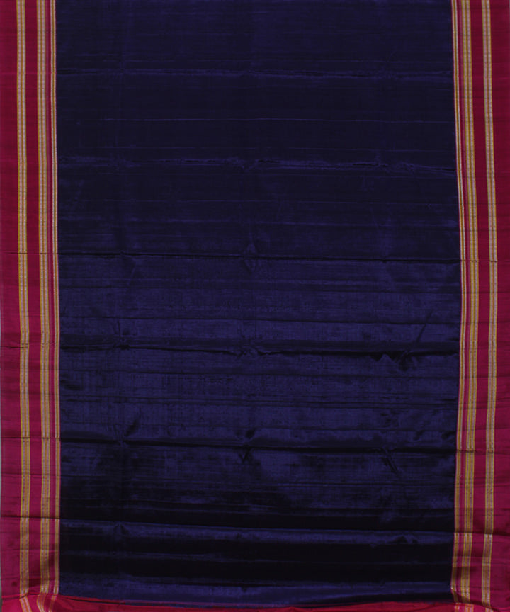 Purple pink art silk handwoven gayathri ilkal saree