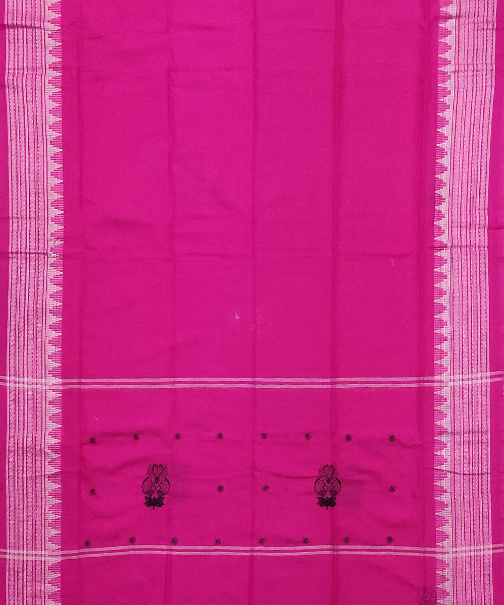 3pc Black pink handwoven sambalpuri dress material