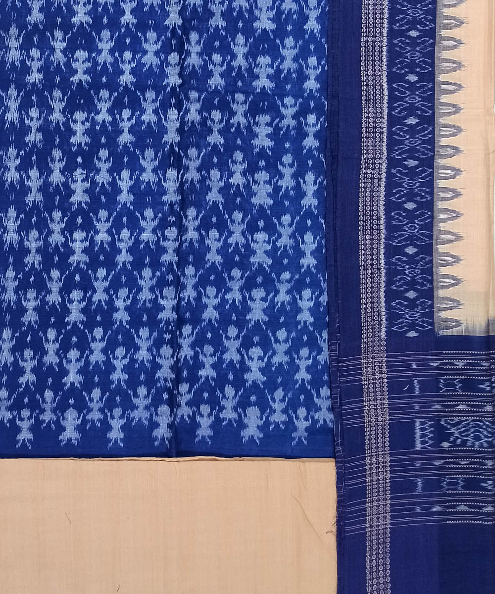 blue colour dress materials Arty Crafty Women's Unstitched Pure Cotton Dress Material Dark Blue Color