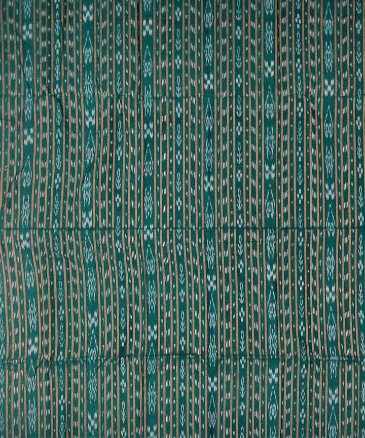 2.5m Dark green handloom cotton nuapatna kurta material