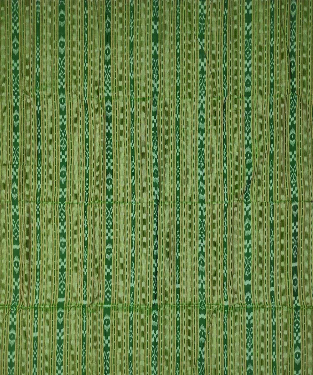 2.5m Lime green handloom cotton nuapatna kurta material