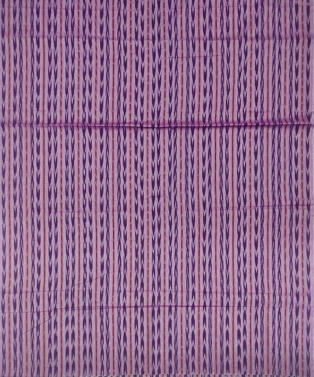 2.5m Lavender handwoven cotton sambalpuri ikat kurta material