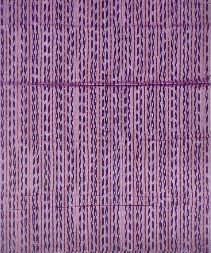 2.5m Lavender handwoven cotton sambalpuri ikat kurta material