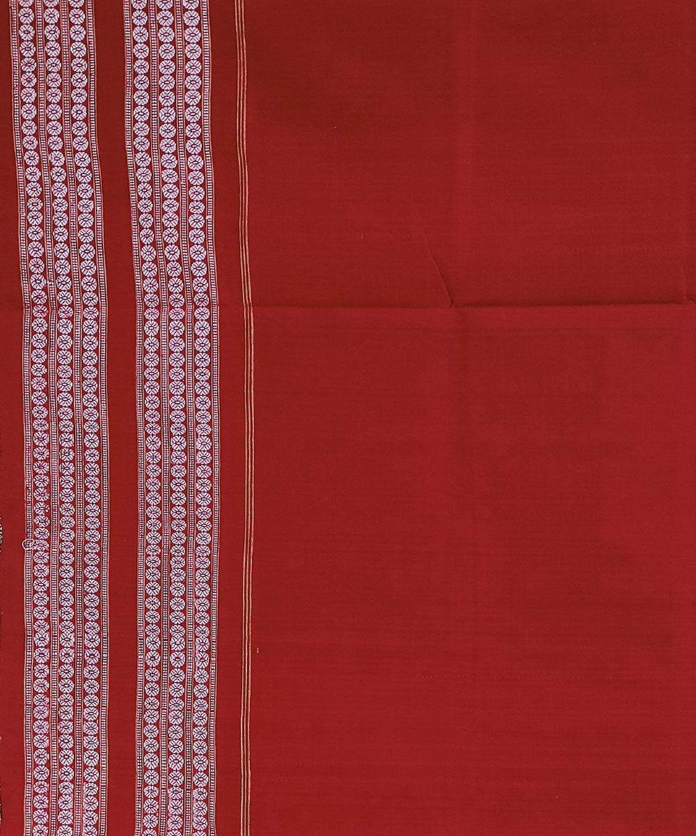 Multi color handwoven cotton sambalpuri saree