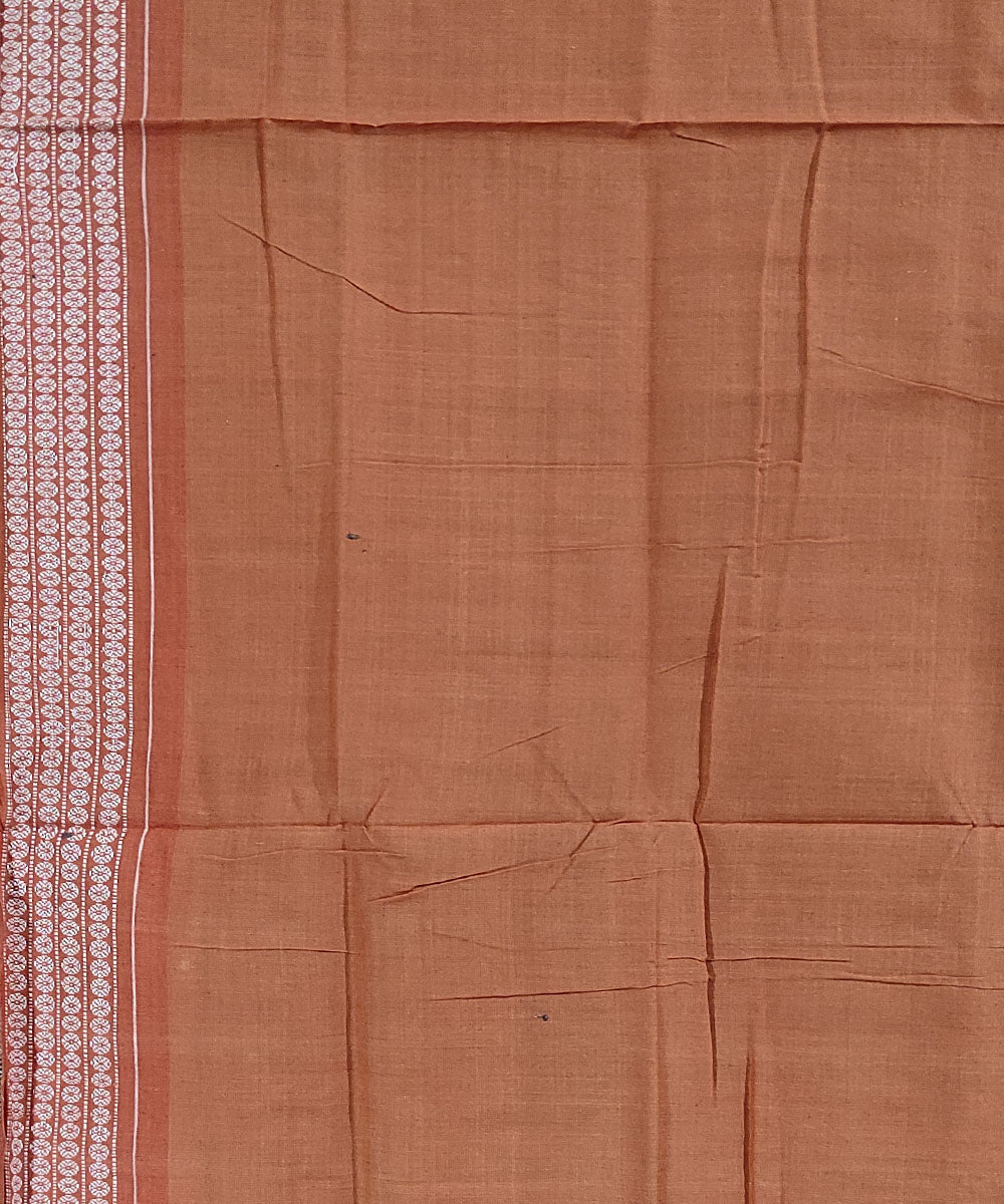 Multicolour handwoven cotton sambalpuri saree