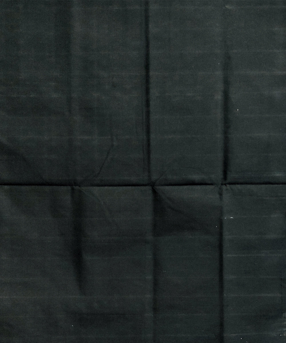 Grey black cotton handwoven sambalpuri saree