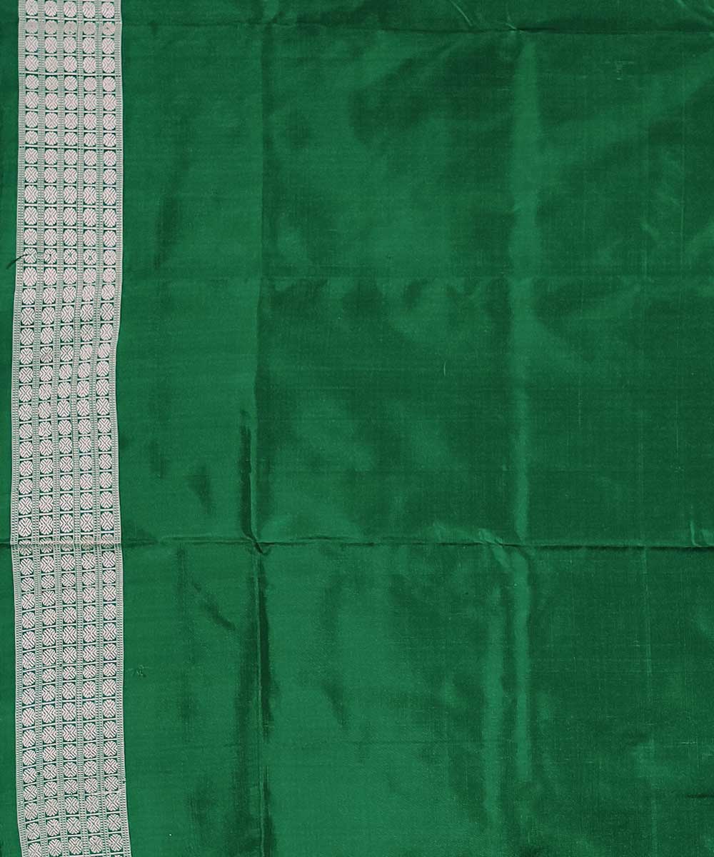 Lavender green handwoven silk sambalpuri saree