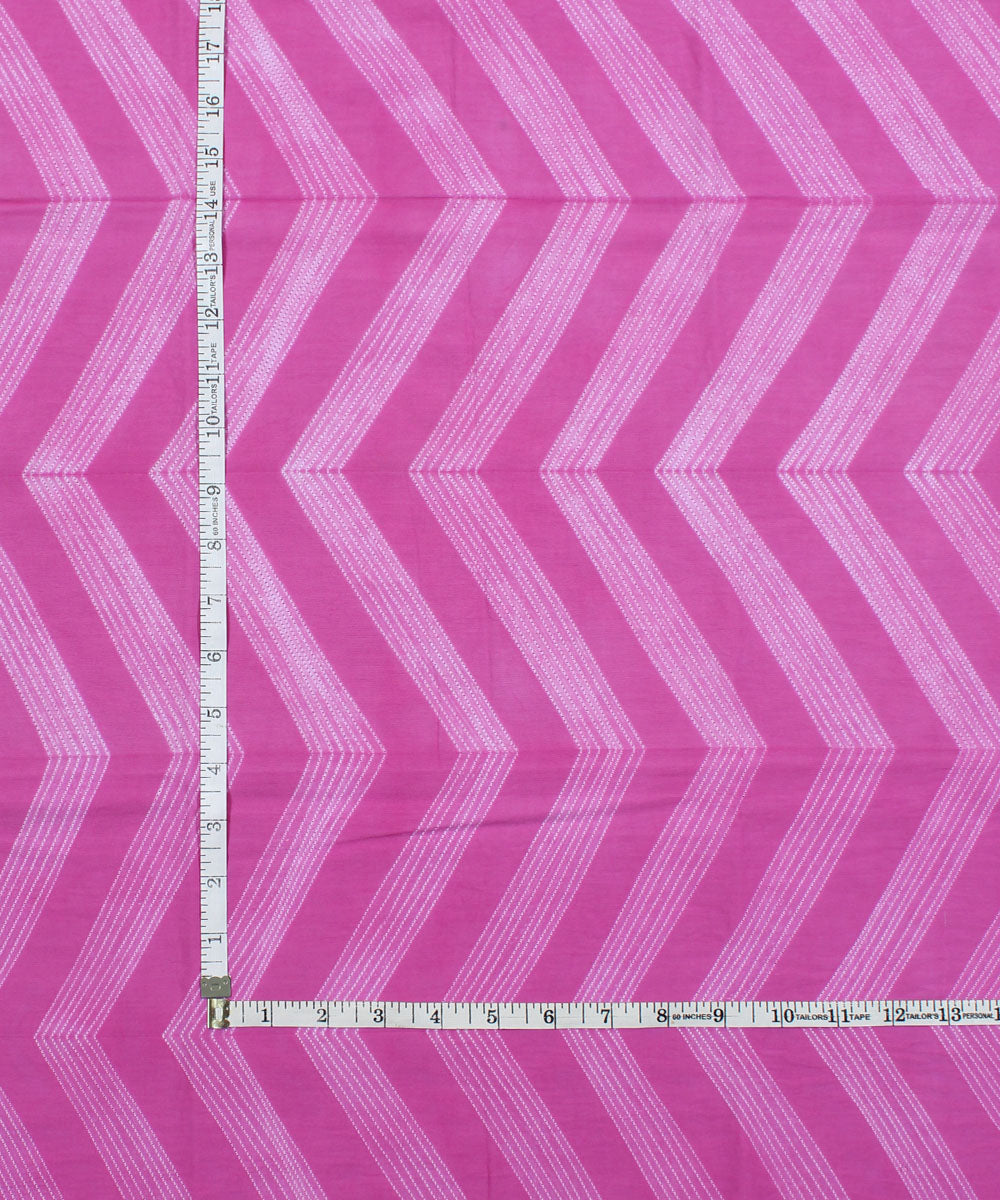 2.9 m Pink tie dye cotton shibori kurta material
