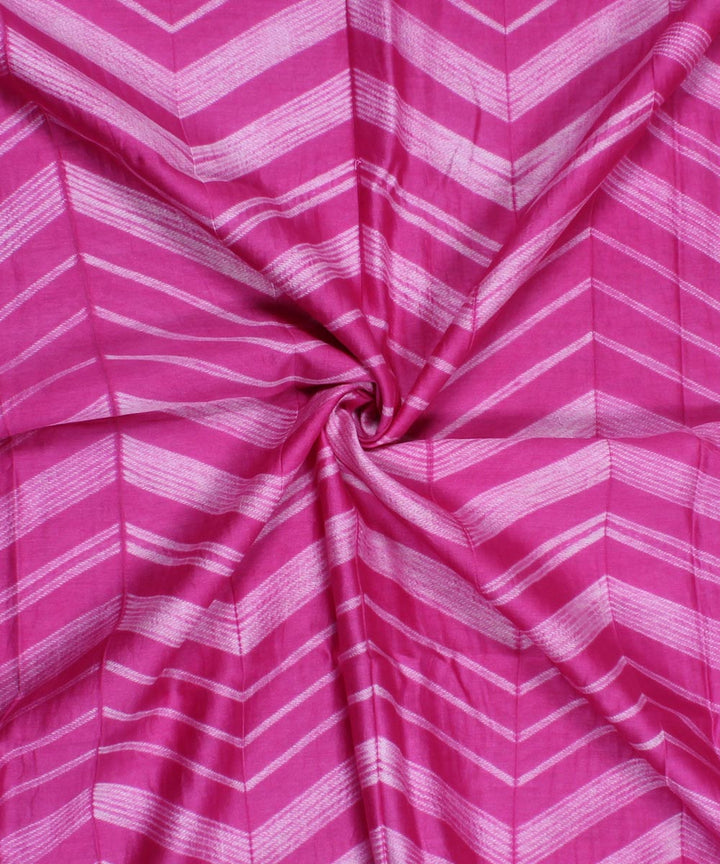 2.9m Pink tie dye cotton silk shibori kurta material