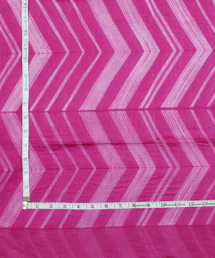 2.9m Pink tie dye cotton silk shibori kurta material