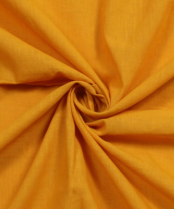 Turmeric Yellow Handspun Handloom Fabric