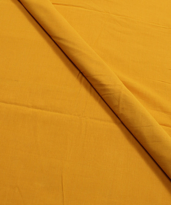 Turmeric Yellow Handspun Handloom Fabric