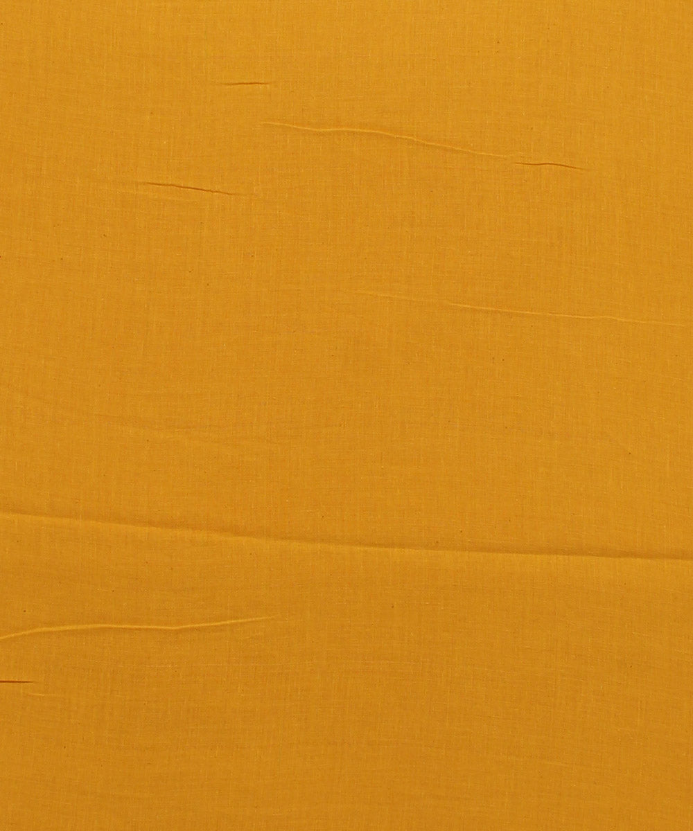 Turmeric Yellow Handspun Handloom Fabric