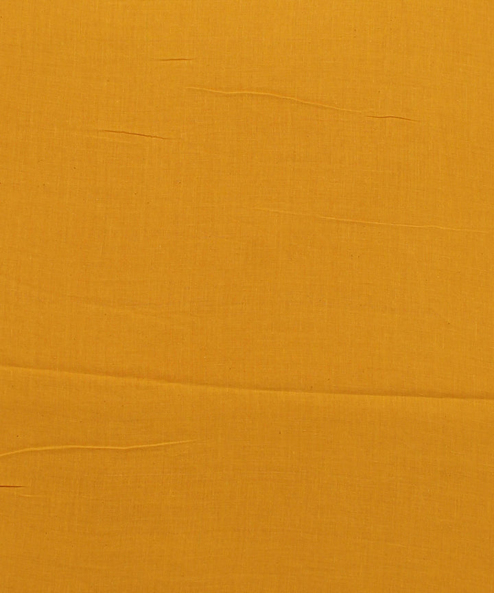 Turmeric Yellow Handspun Handloom Fabric