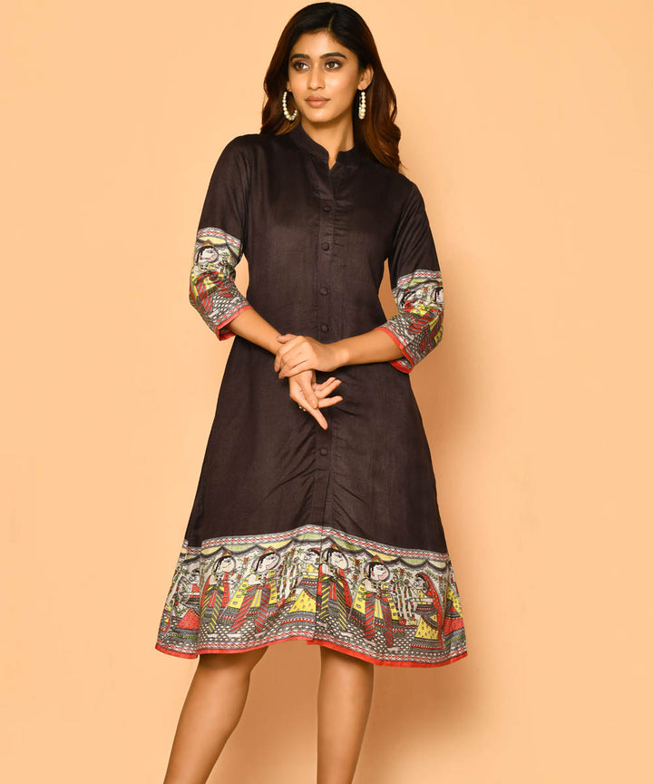Siya handloom cotton silk dress