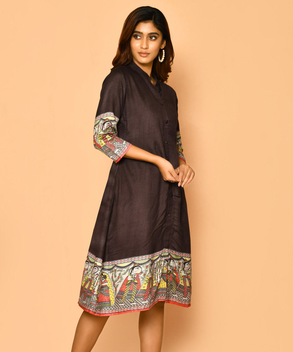 Siya handloom cotton silk dress