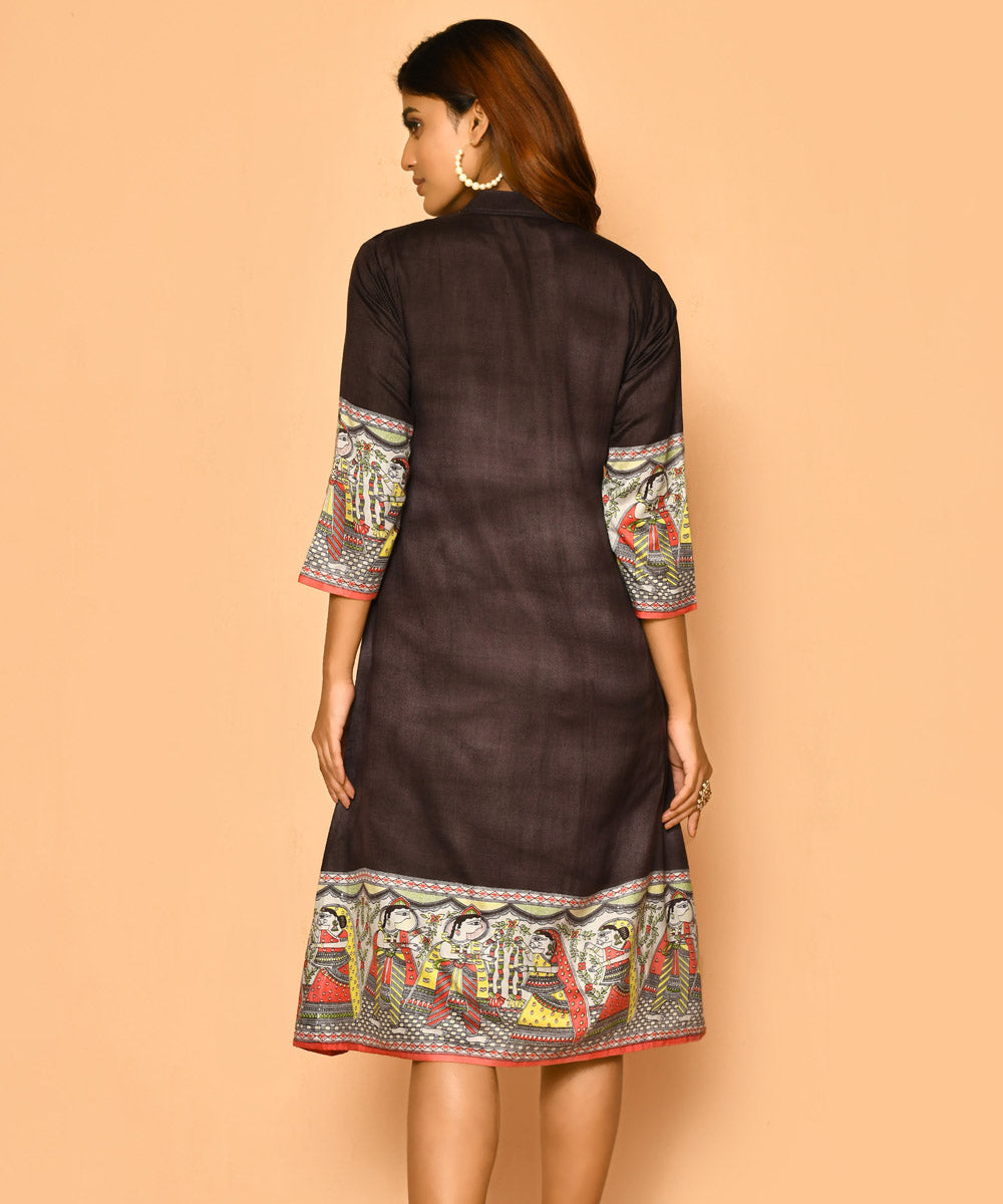Siya handloom cotton silk dress