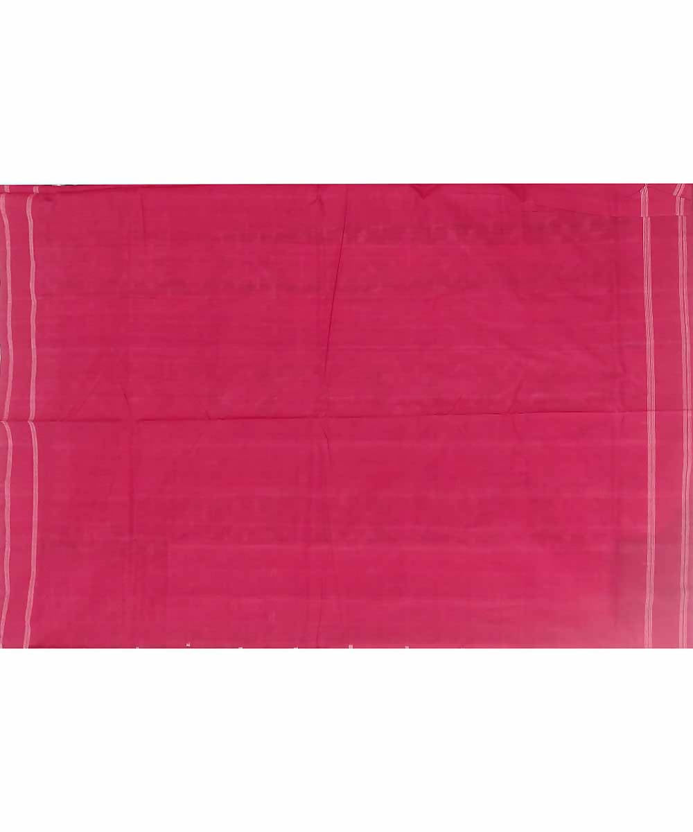 Multicolour handloom cotton double ikat pochampally saree