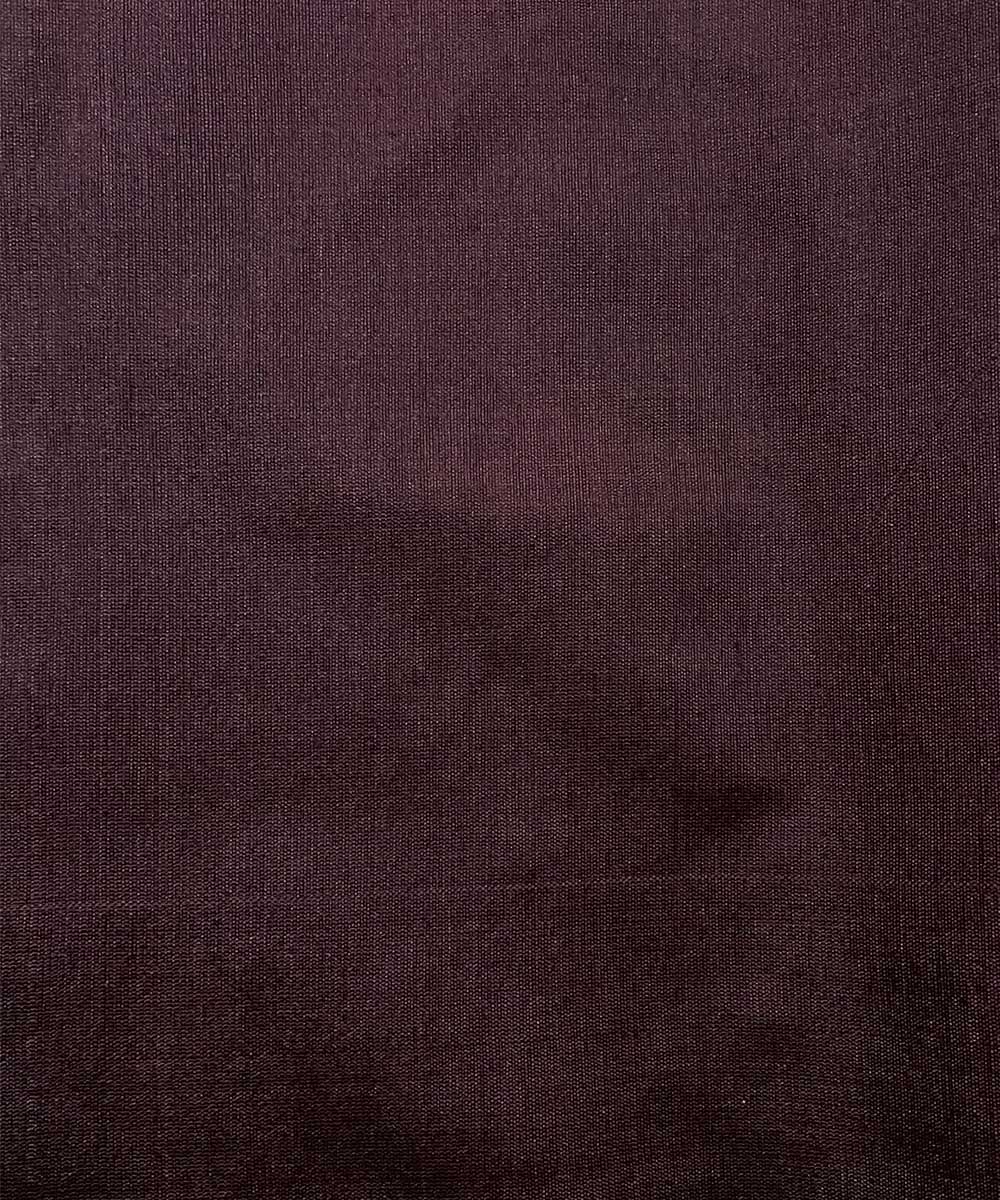 Burgundy handwoven dolabedi silk saree
