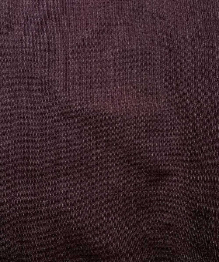 Burgundy handwoven dolabedi silk saree