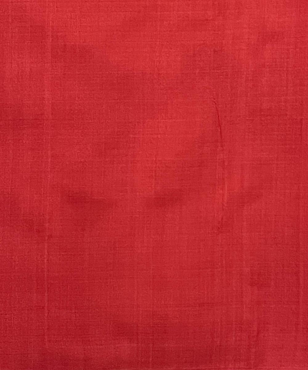 Red hand loom dolabedi silk saree