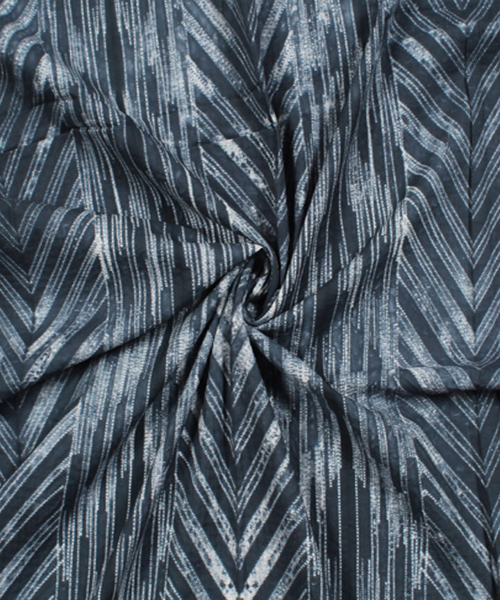 2.5m Grey cotton tie dye shibori kurta material
