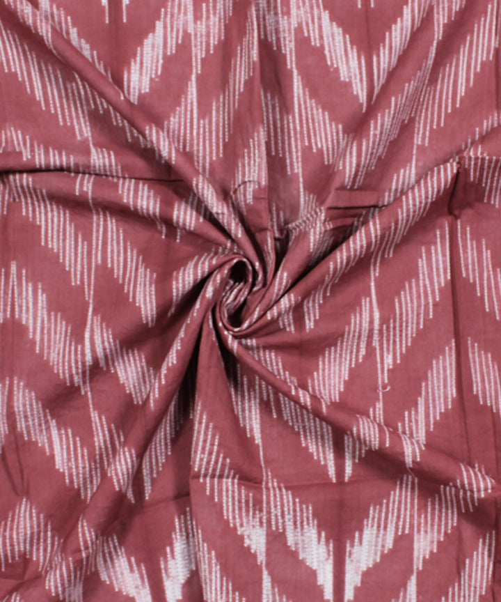 2.5m Mauve cotton tie dye shibori kurta material
