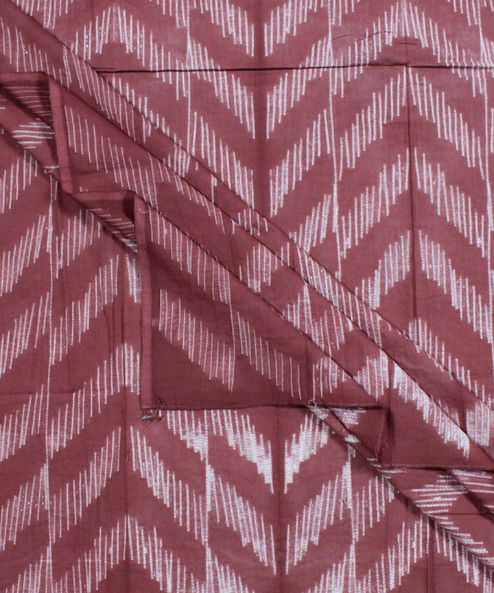 2.5m Mauve cotton tie dye shibori kurta material