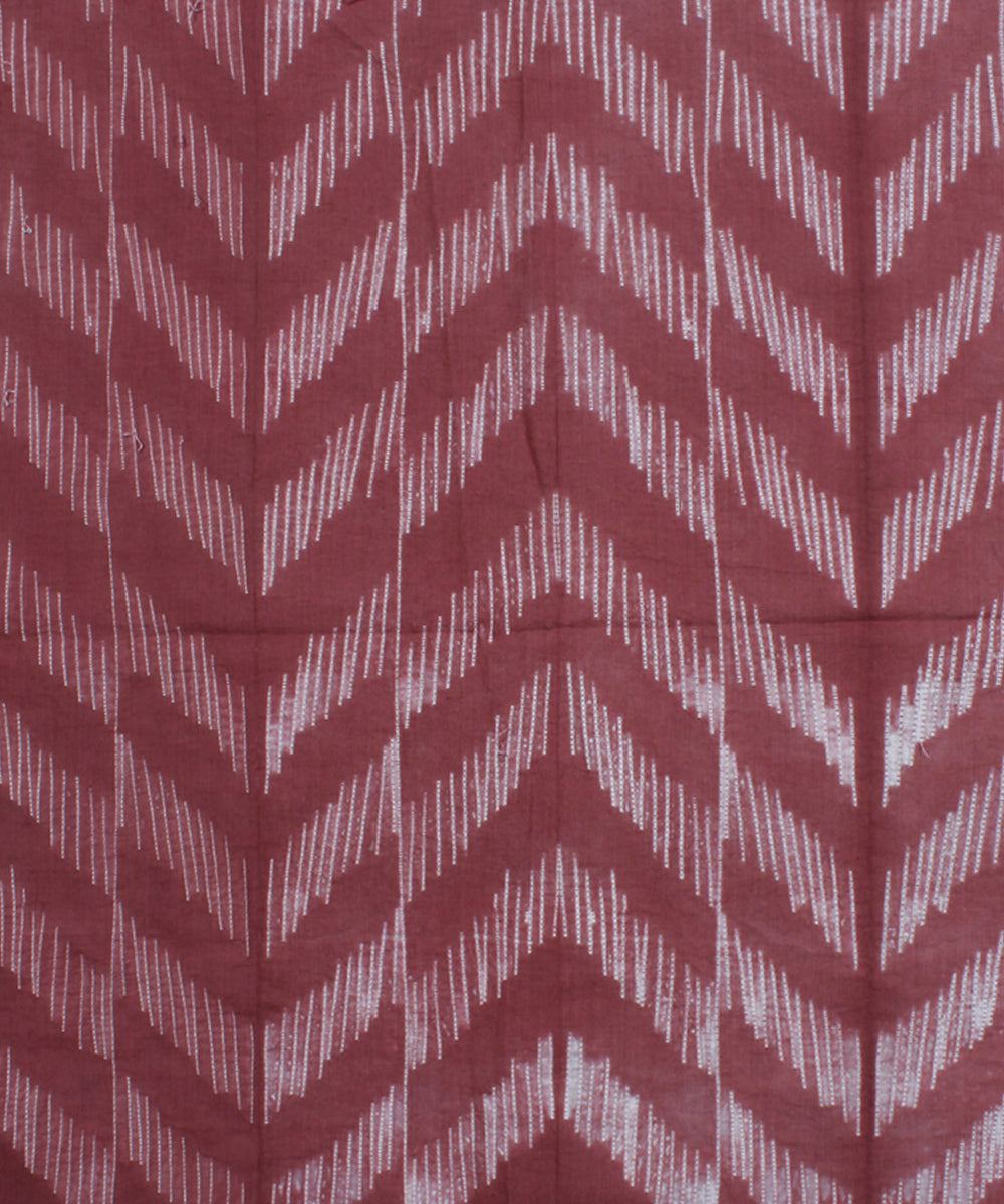 2.5m Mauve cotton tie dye shibori kurta material