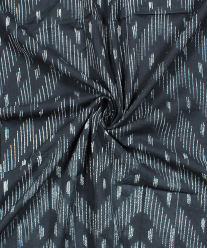 2.5m Grey tie dye cotton shibori kurta material