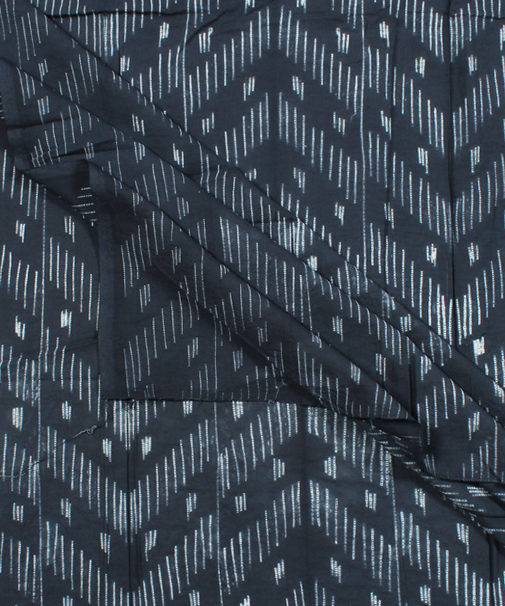 2.5m Grey tie dye cotton shibori kurta material