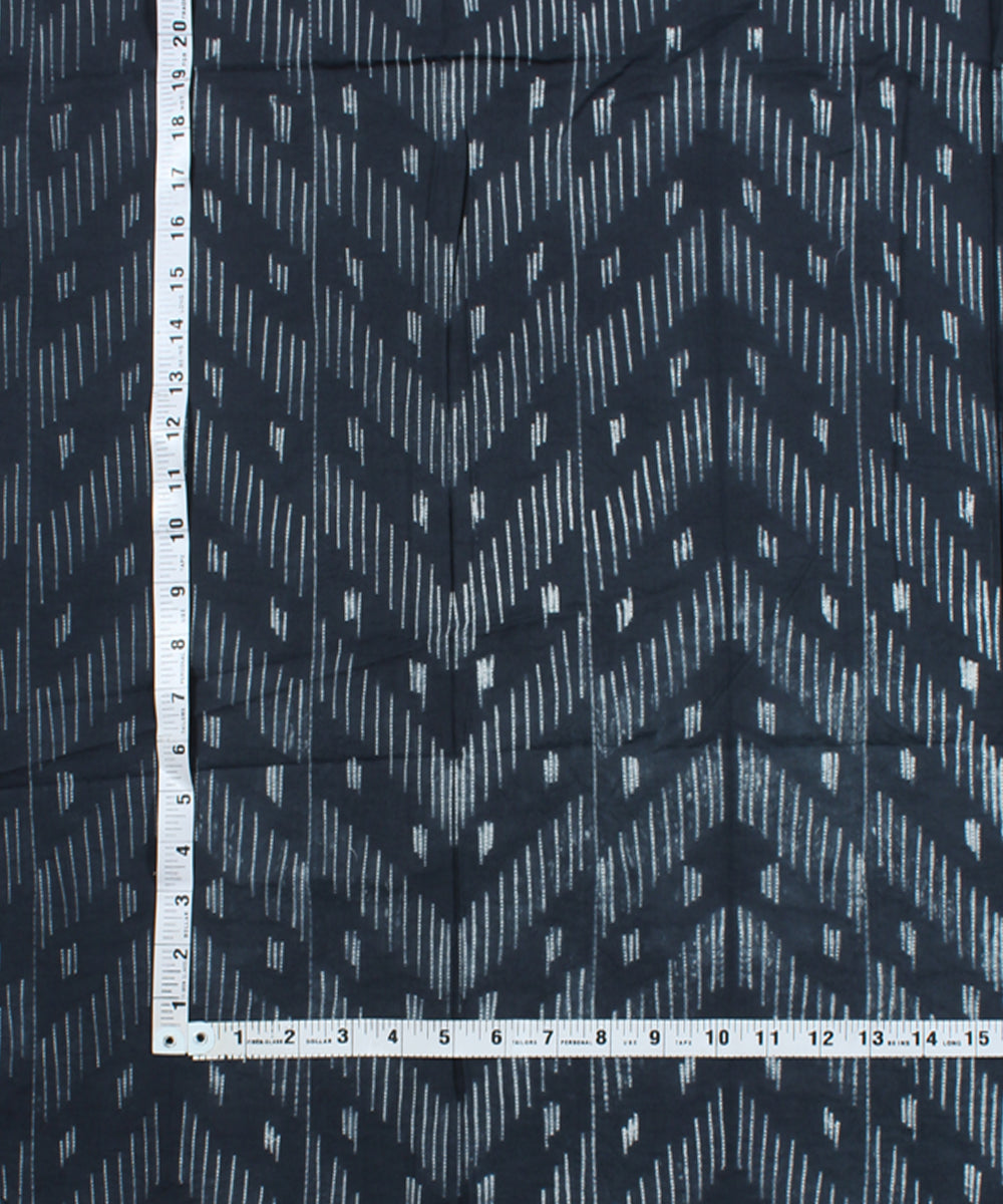 2.5m Grey tie dye cotton shibori kurta material